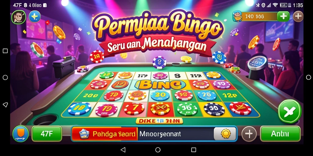 Tampilan gameplay seru dari 47F Bingo yang mengasyikkan.