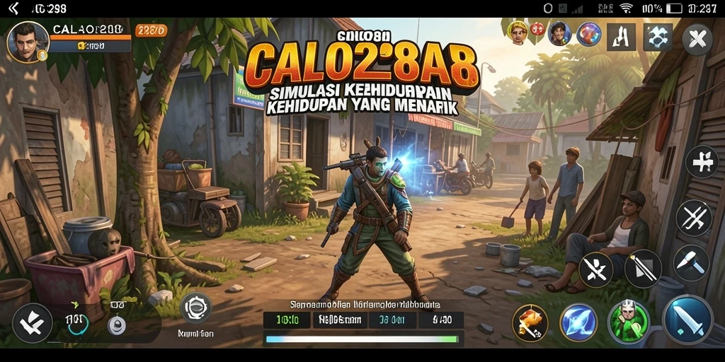 Tangkapan layar CALO288 menampilkan aksi gameplay simulasi yang mendebarkan.