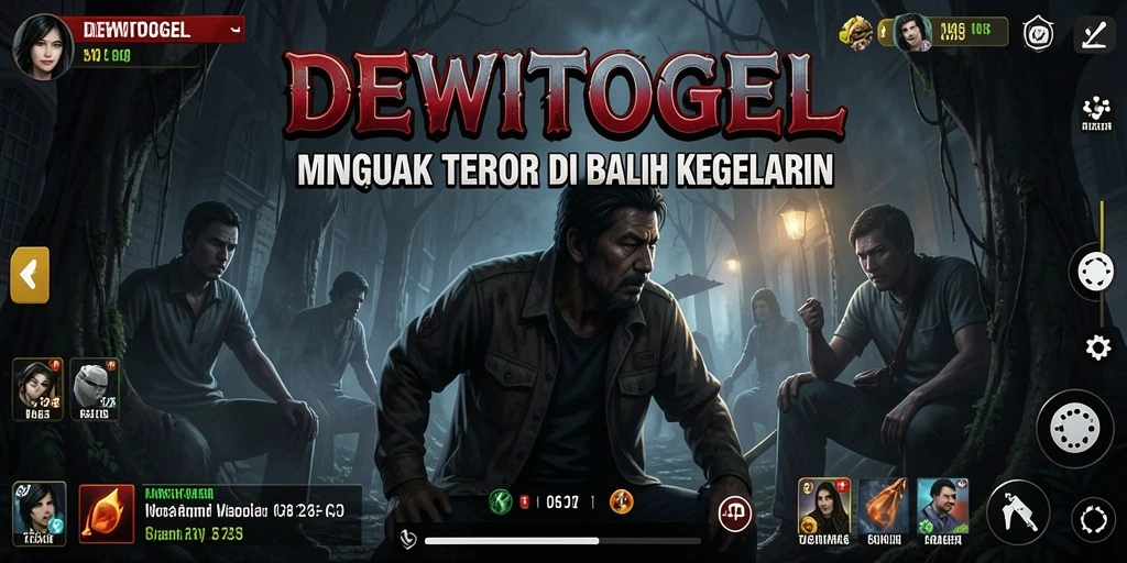 Gameplay DEWITOGEL dengan suasana mencekam yang menantang.