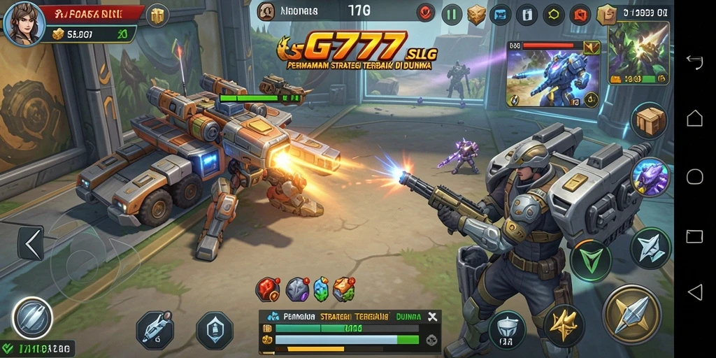Tampilan gameplay <strong>GF777</strong> menunjukkan strategi seru dalam membangun kerajaan.