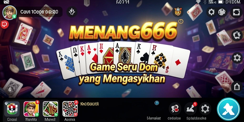 Tampilan gameplay dominonya yang seru dan interaktif.