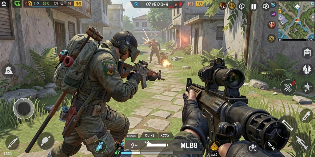 Gameplay menarik dengan aksi tembak-menembak di MLBB8.