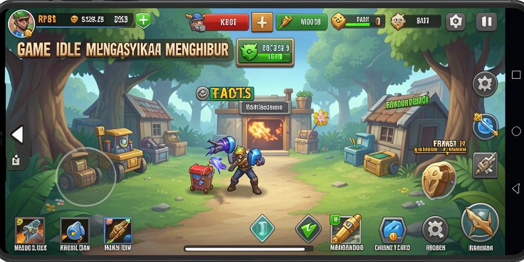 Screenshot gameplay RR89 menampilkan kemajuan dan interaksi pengguna.