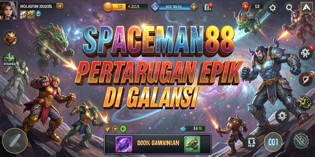 Tampilan gameplay SPACEMAN88 yang seru dan menegangkan di luar angkasa.