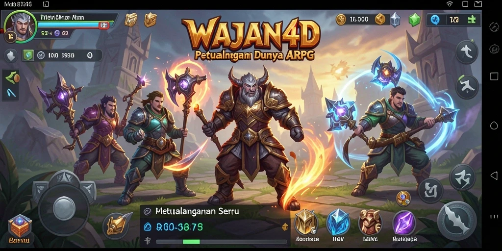 Tampilan aksi mendebarkan di WAJAN4D dengan grafis menawan.